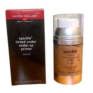 Laura Geller Spackle Tinted Under Make-Up Primer Bronze, 4 Oz, New In Box